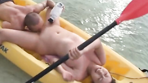 Outdoors party gets turned into a huge orgy session